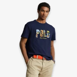 Knit Novelty Polo T-Shirt