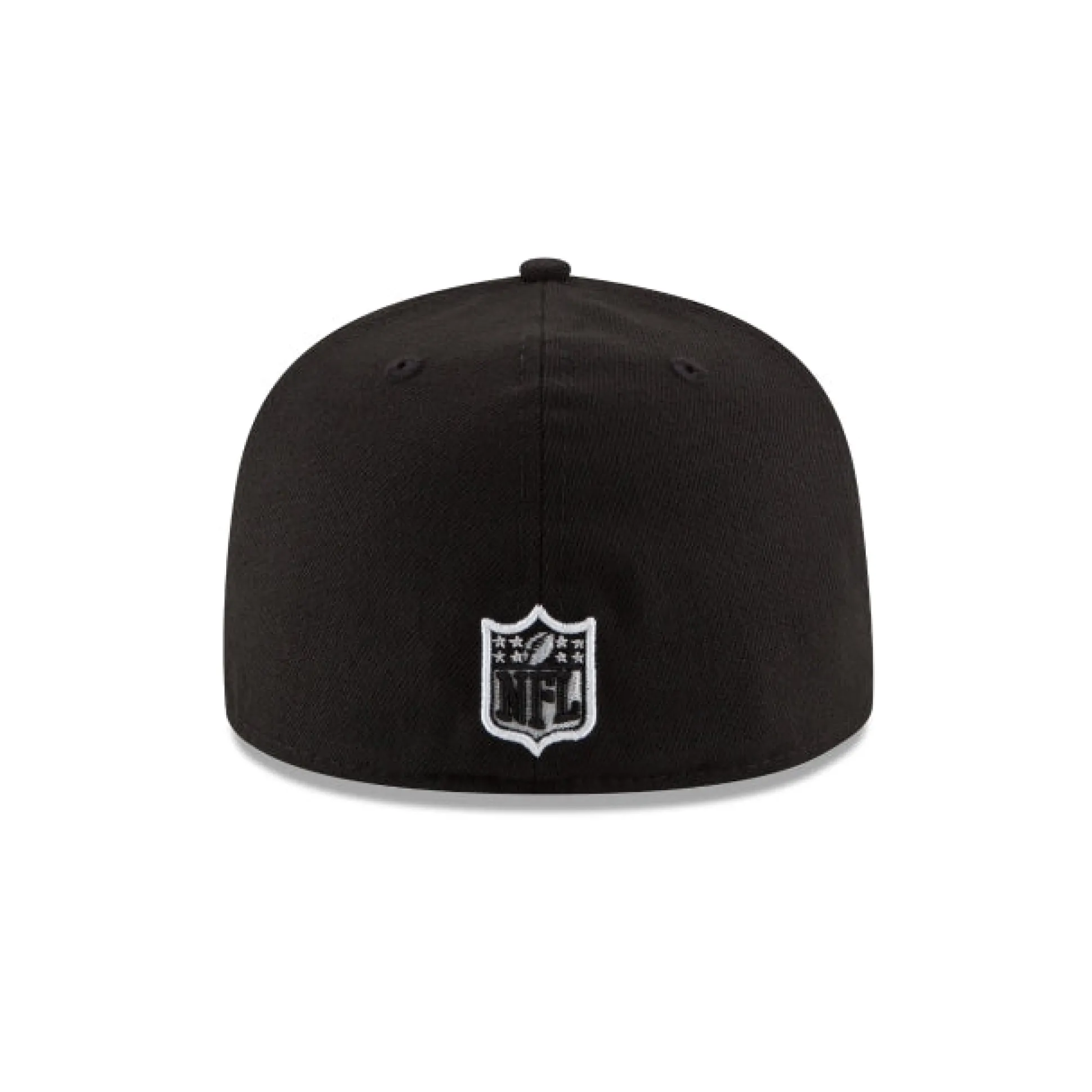 Las Vegas Raiders Black & White 59Fifty Fitted Hat