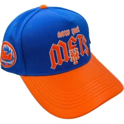 LNM7314660-RYB-Men New York Mets City Tour Strap Hat