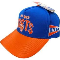 LNM7314660-RYB-Men New York Mets City Tour Strap Hat