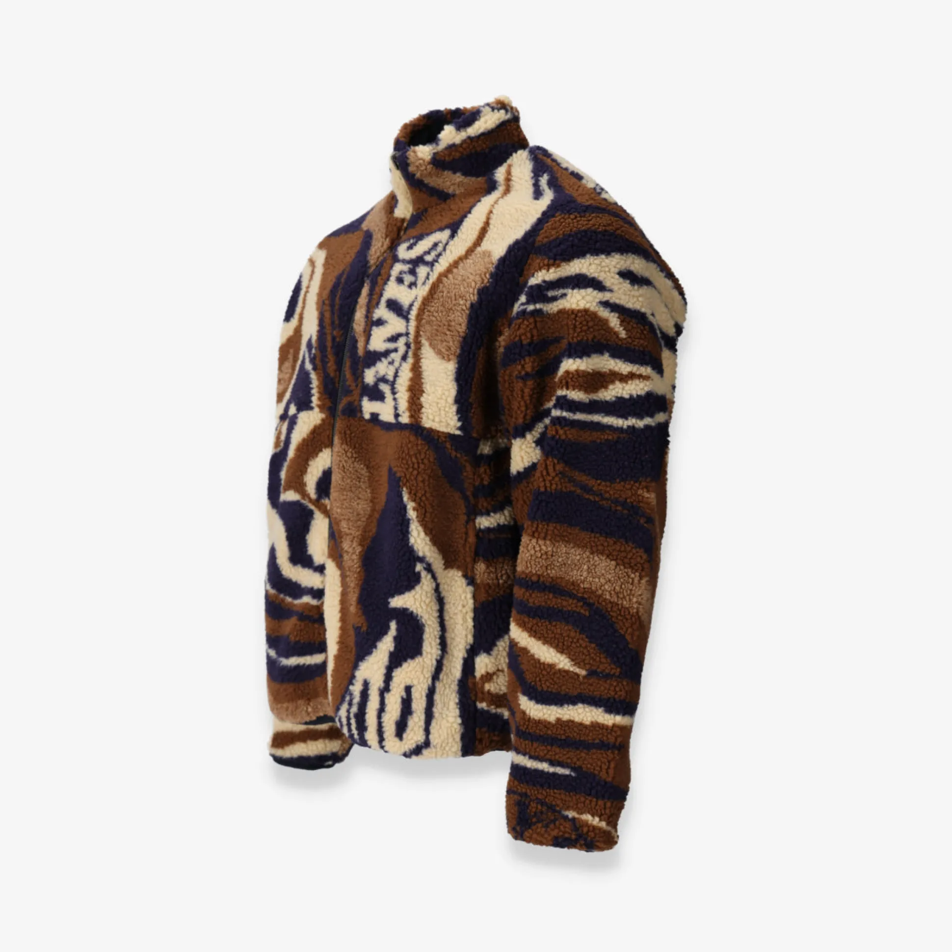 Marble Fleece Reversible Jacket
