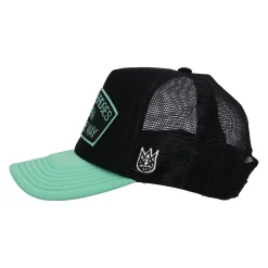 May The Bridges I Burn Mesh Back Trucker Hat Black