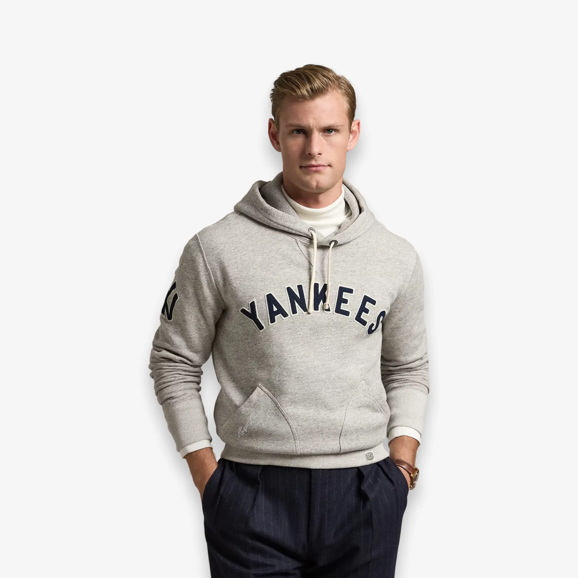 710953952001-Men Polo Ralph Lauren Yankees Hdy