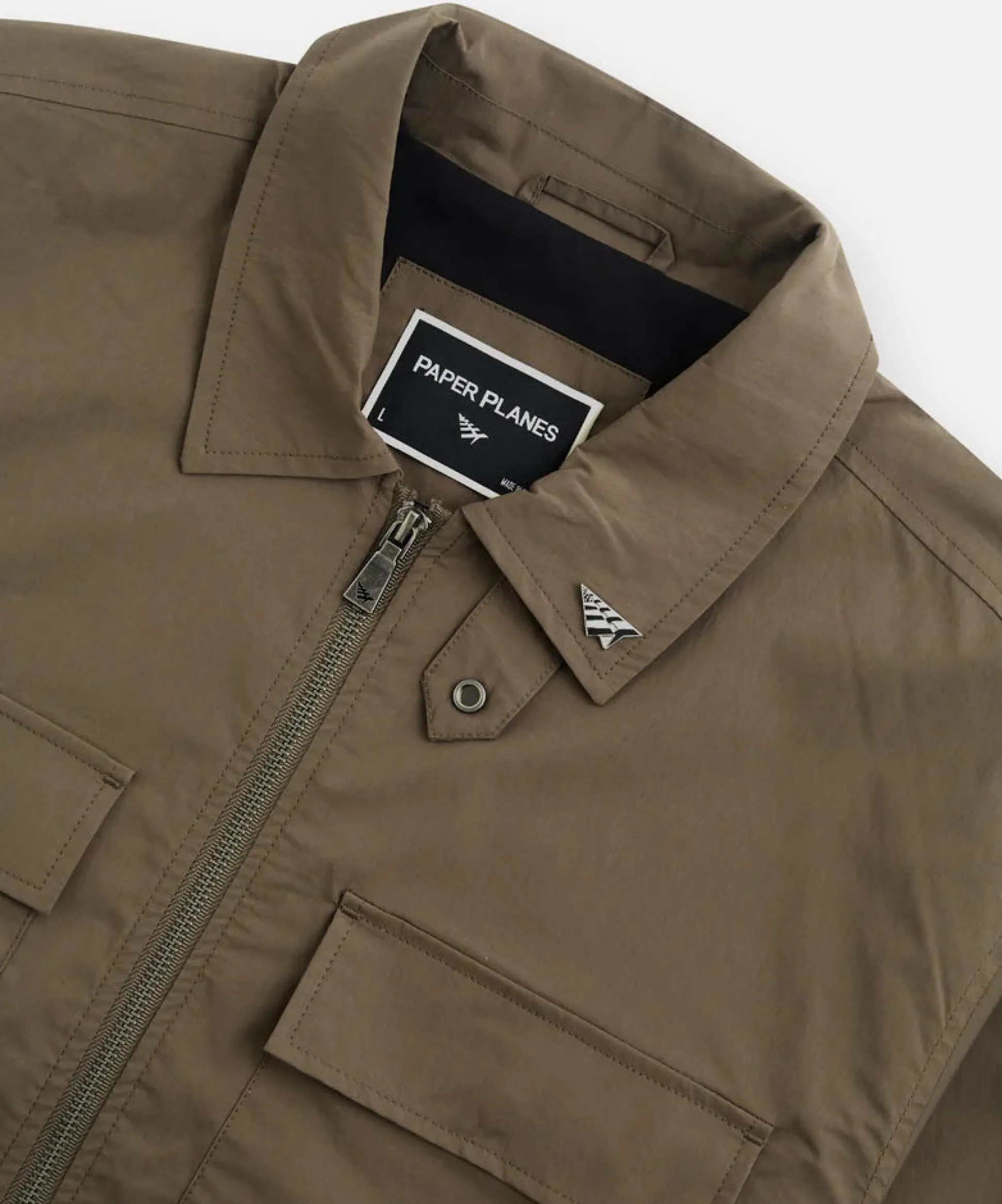 410047-MOSS-Men Lined Utility Jacket