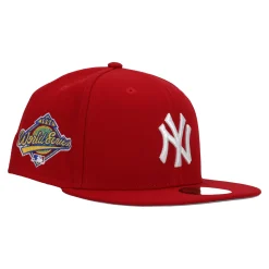 5950 New York Yankees 1996 Ws Fitted Hat Red