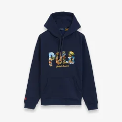 Novelty Embroidered Pullover Hoddie