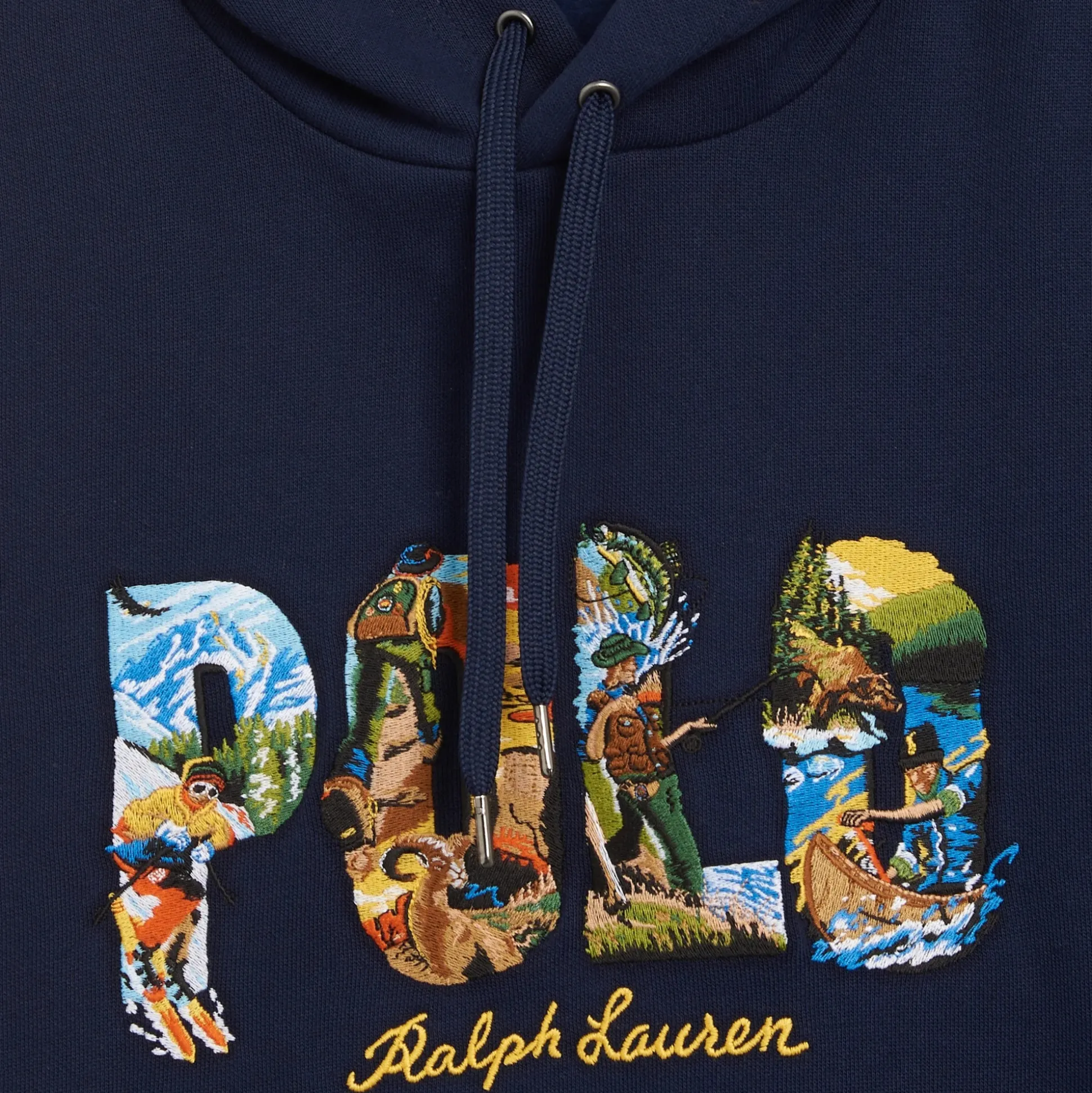 Novelty Embroidered Pullover Hoddie