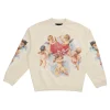 Novelty Fleece Crewneck Sweatshirt White