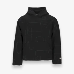 Novelty Printed Terry Pullover Hoodie