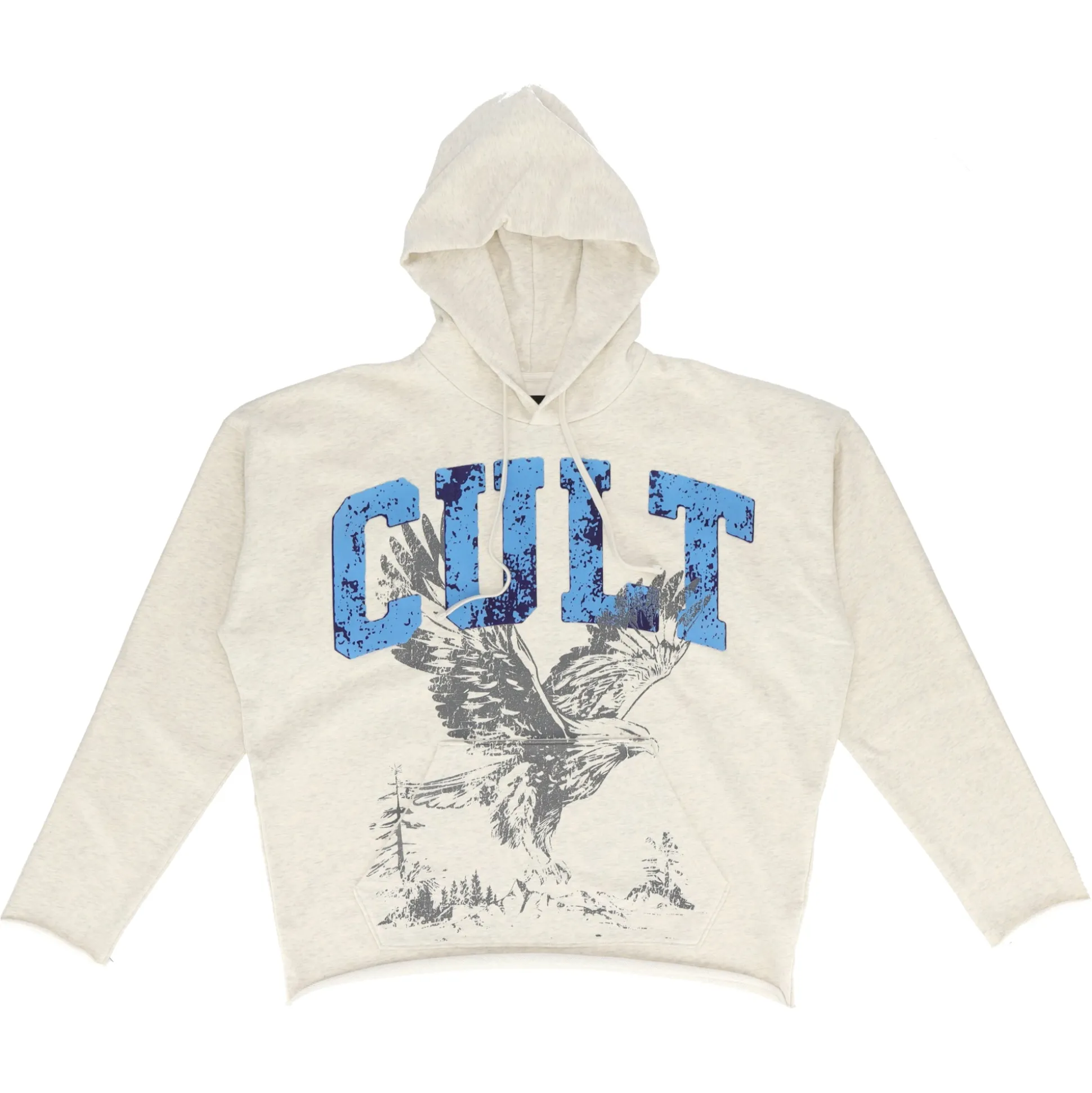 Novelty Sweatshirt Pullover Cream Heather