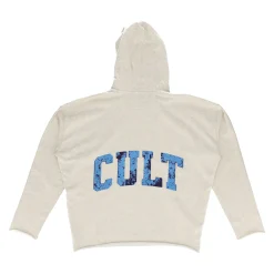 Novelty Sweatshirt Pullover Cream Heather