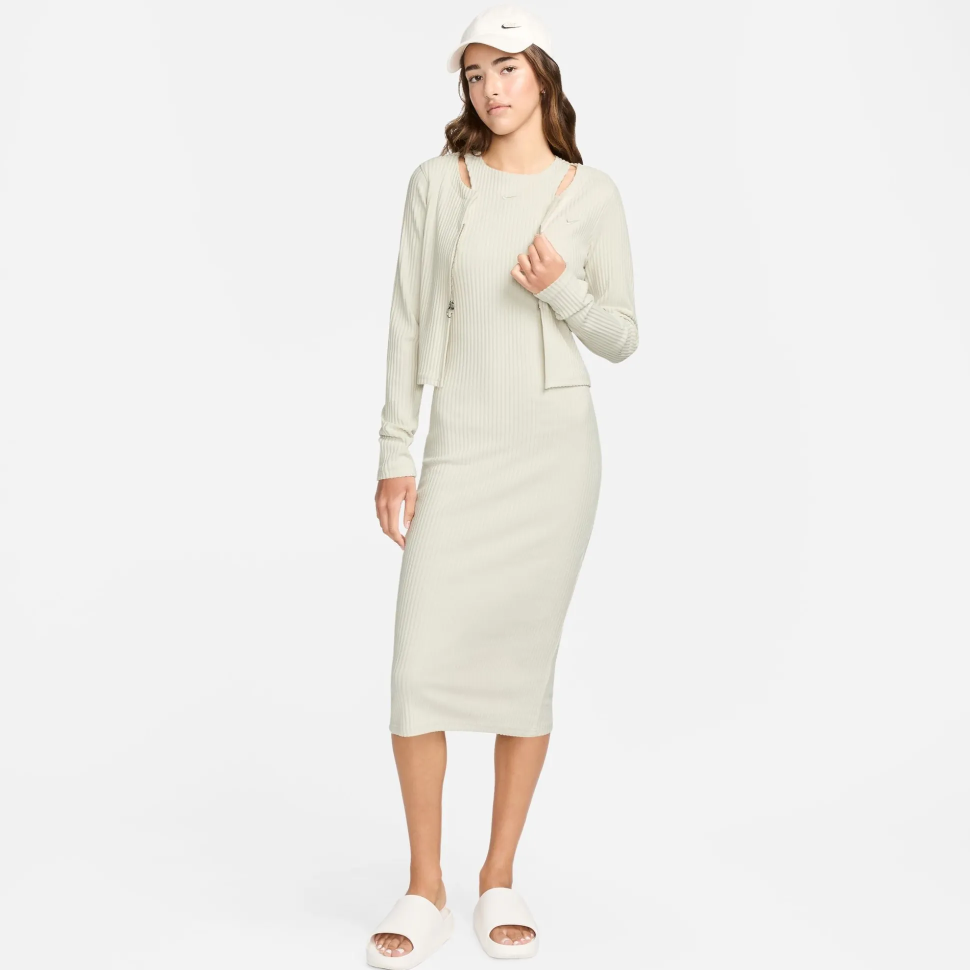 Nsw Chill Knit Ribbed Dress