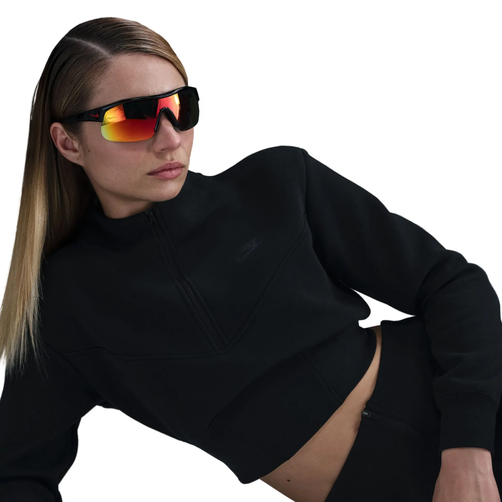 Nsw Tech Fleece Cropped 1/2-Zip Top