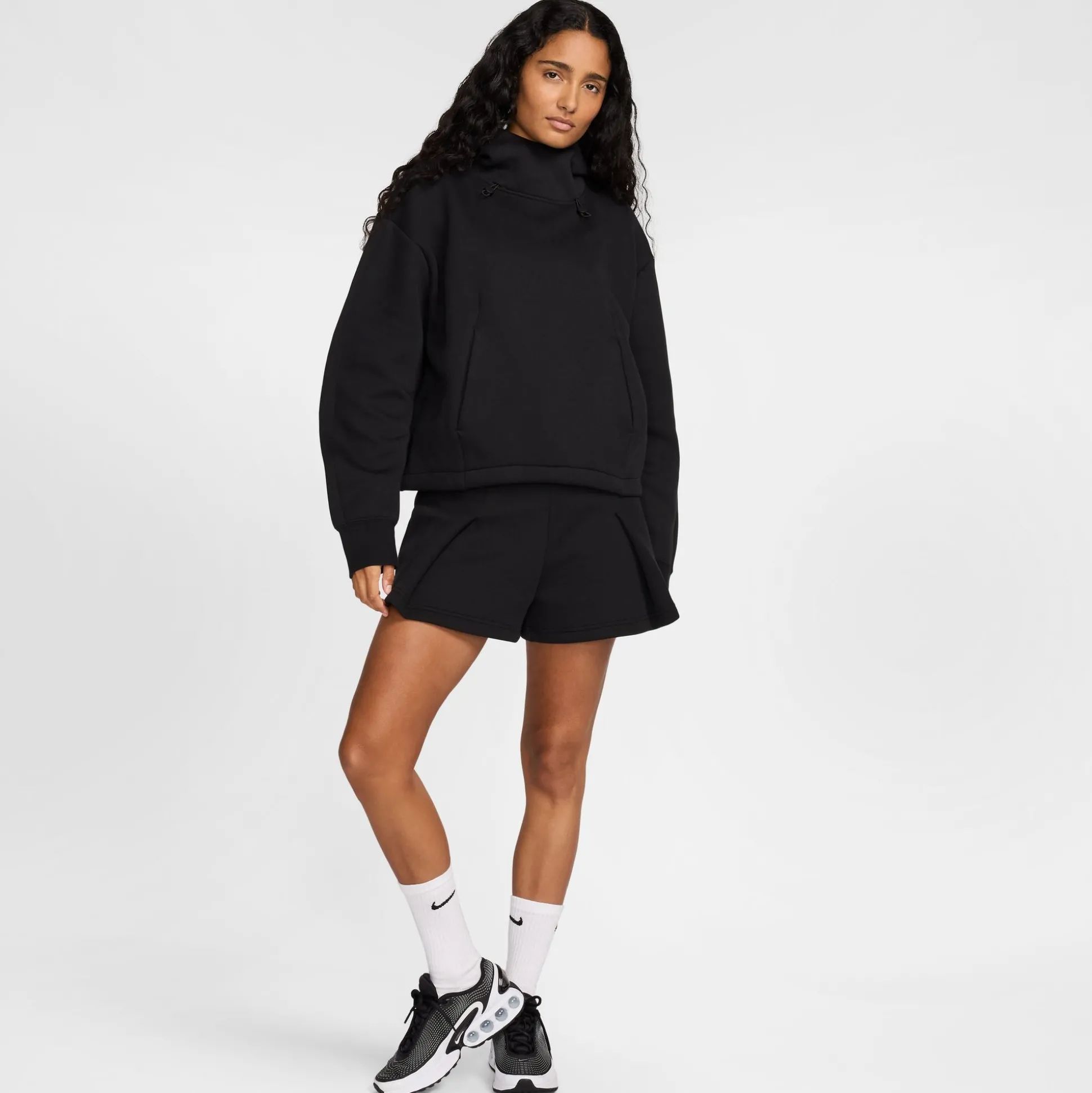 NSW Tech Fleece High-Waisted 3" Pleated Shorts