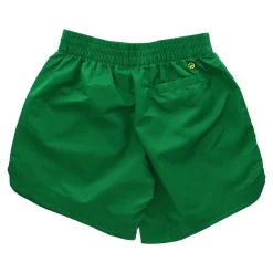 Nylon Basket Bermuda Shorts Green