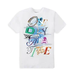 One Day At A Time Tee White