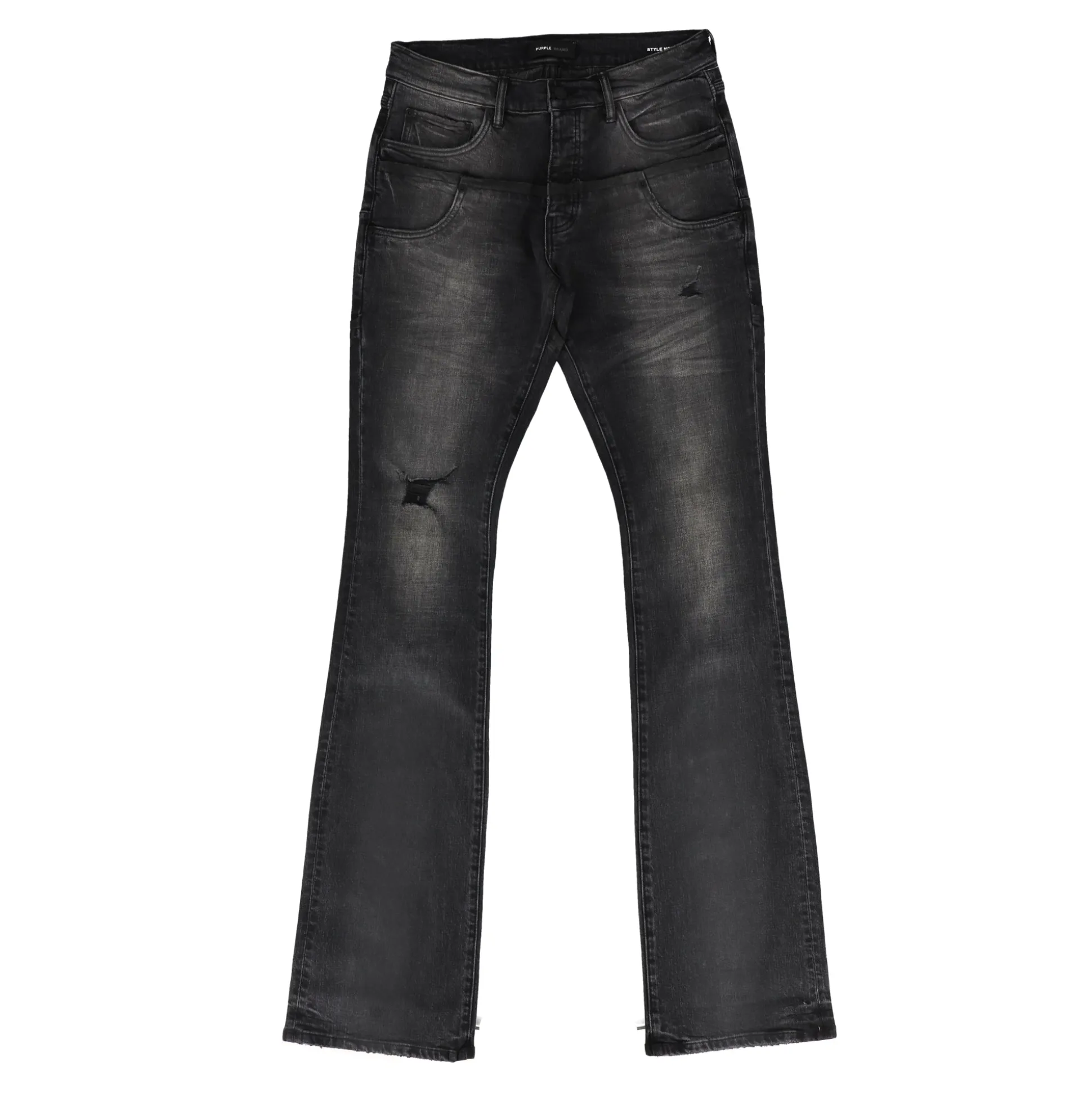 Onyx Coated Double Waist Jean