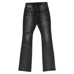 Onyx Coated Double Waist Jean