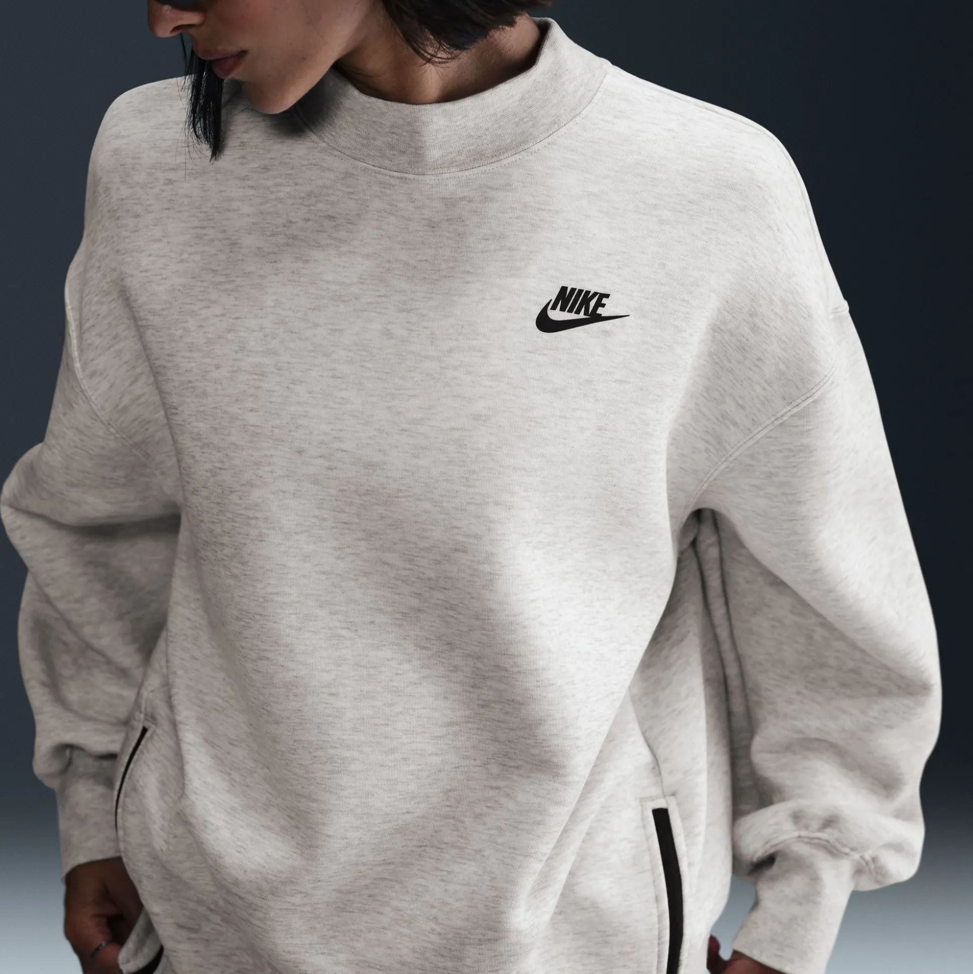 Oversized Crew-Neck Sweatshirt