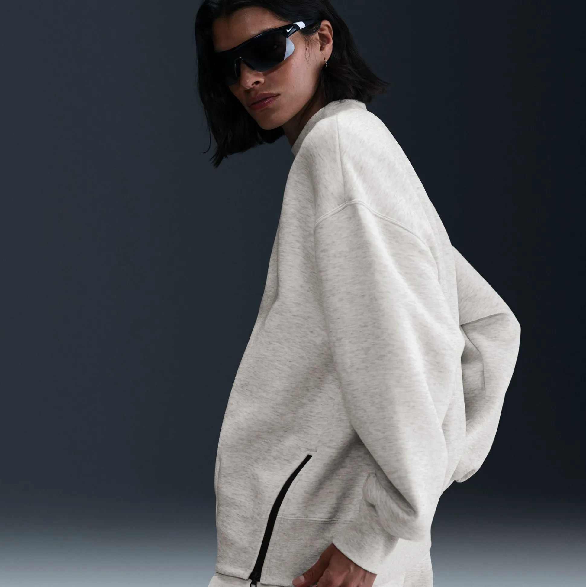 Oversized Crew-Neck Sweatshirt