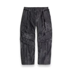 Palm Pleated Denim Pants