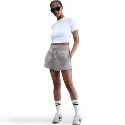 Phoenix Fleece High-Waisted Loose Shorts
