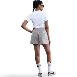 Phoenix Fleece High-Waisted Loose Shorts