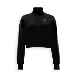 Phoenix Fleece Oversized 1/2-Zip Crop Sweatshirt