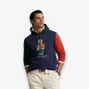 Polo Bear Color Blocked Fleece Hoodie