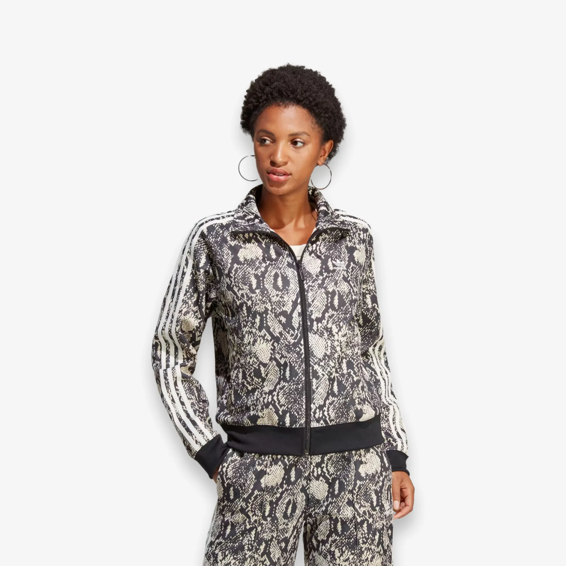 Python Allover Print Track Jacket