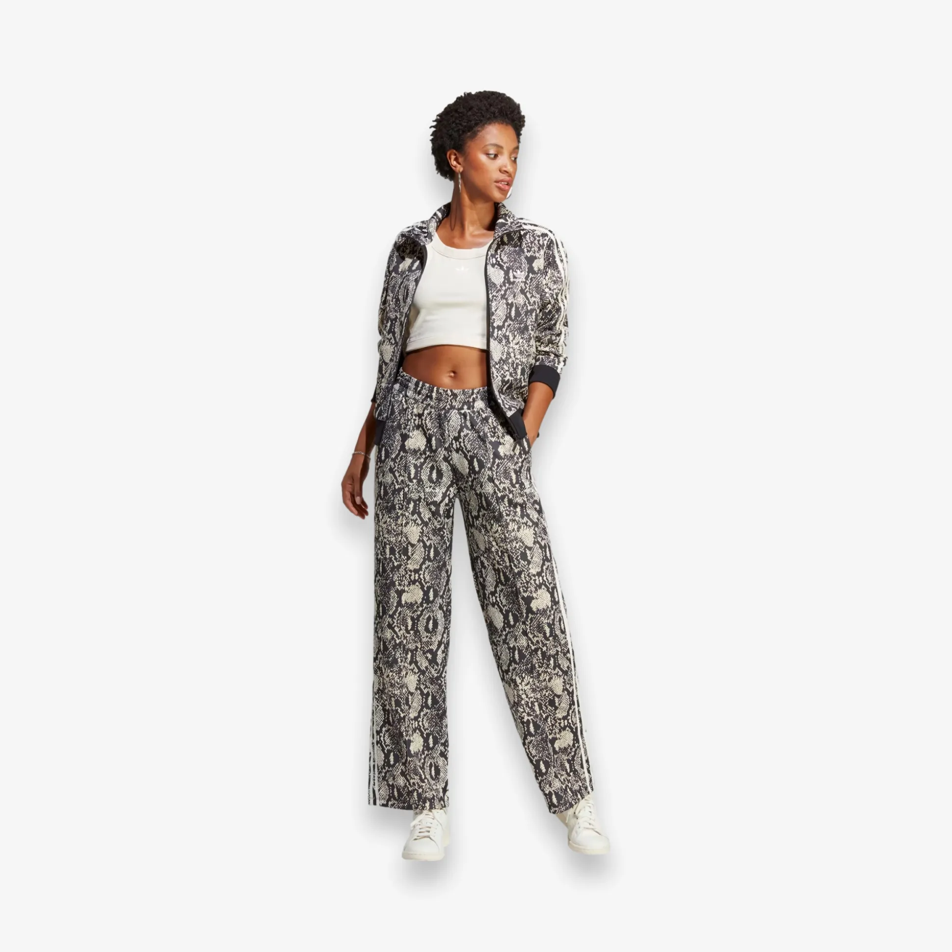 Python Allover Print Track Jacket