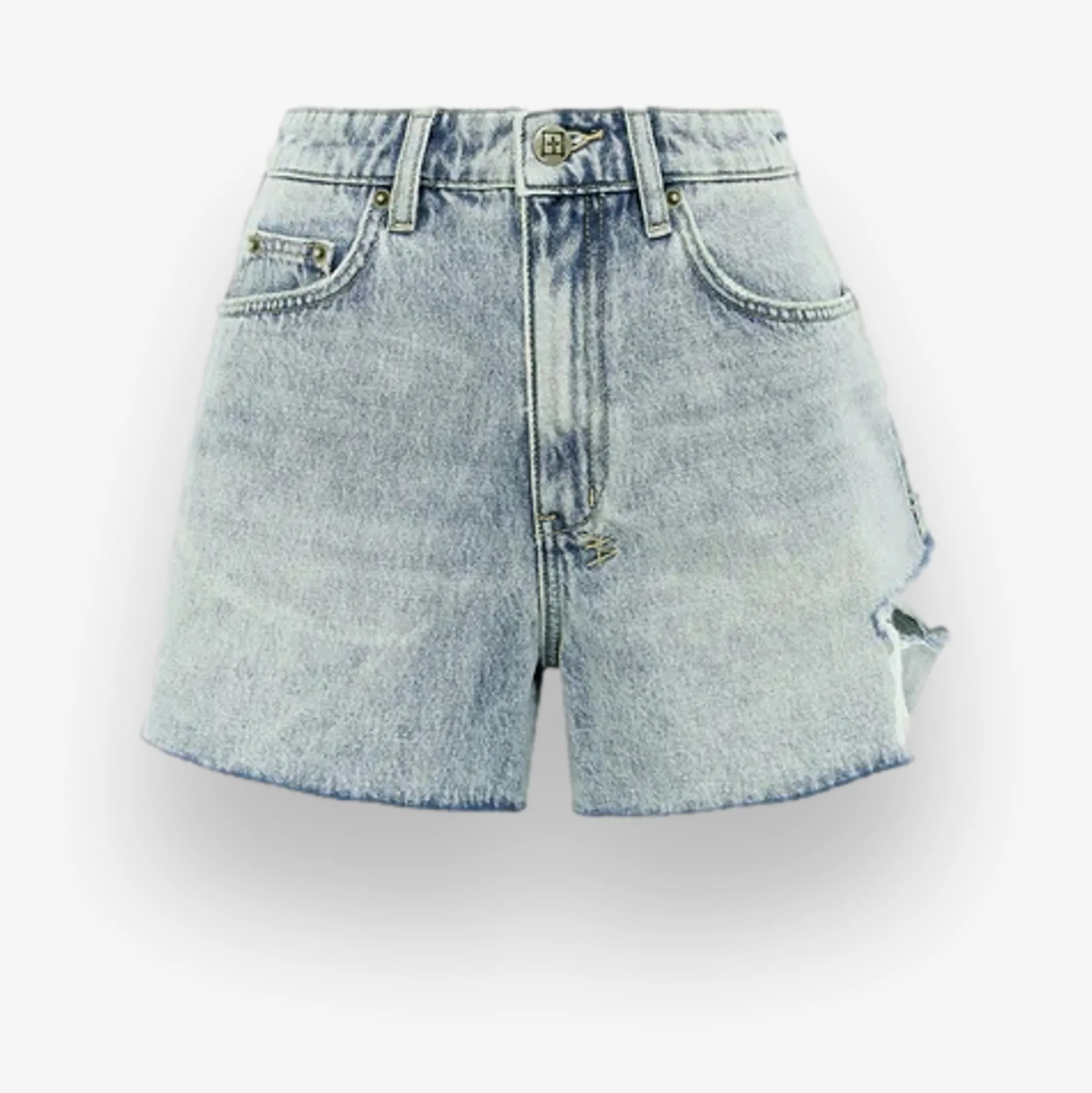 Rise N Hi Worn Sliced Short