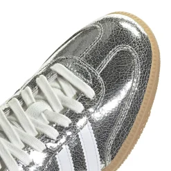 Samba OG Silver Metallic Cracked Leather