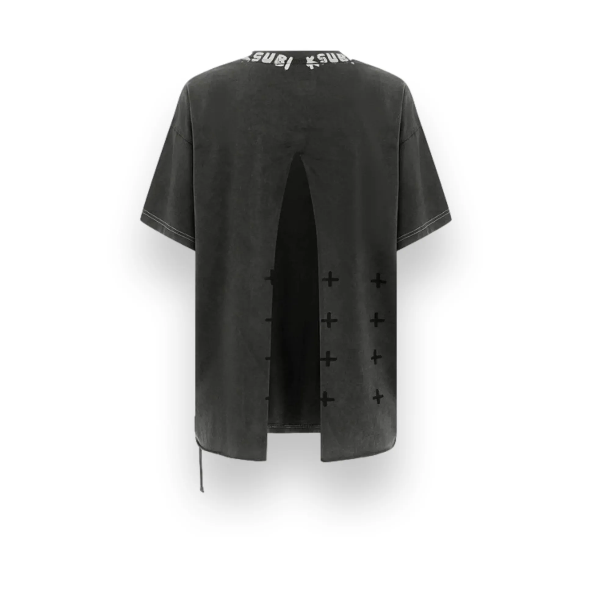 Scrawl Oh G Ss Tee Sliced Iron