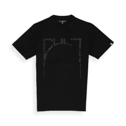 Short Sleeve Crewneck Metal Logo Tee