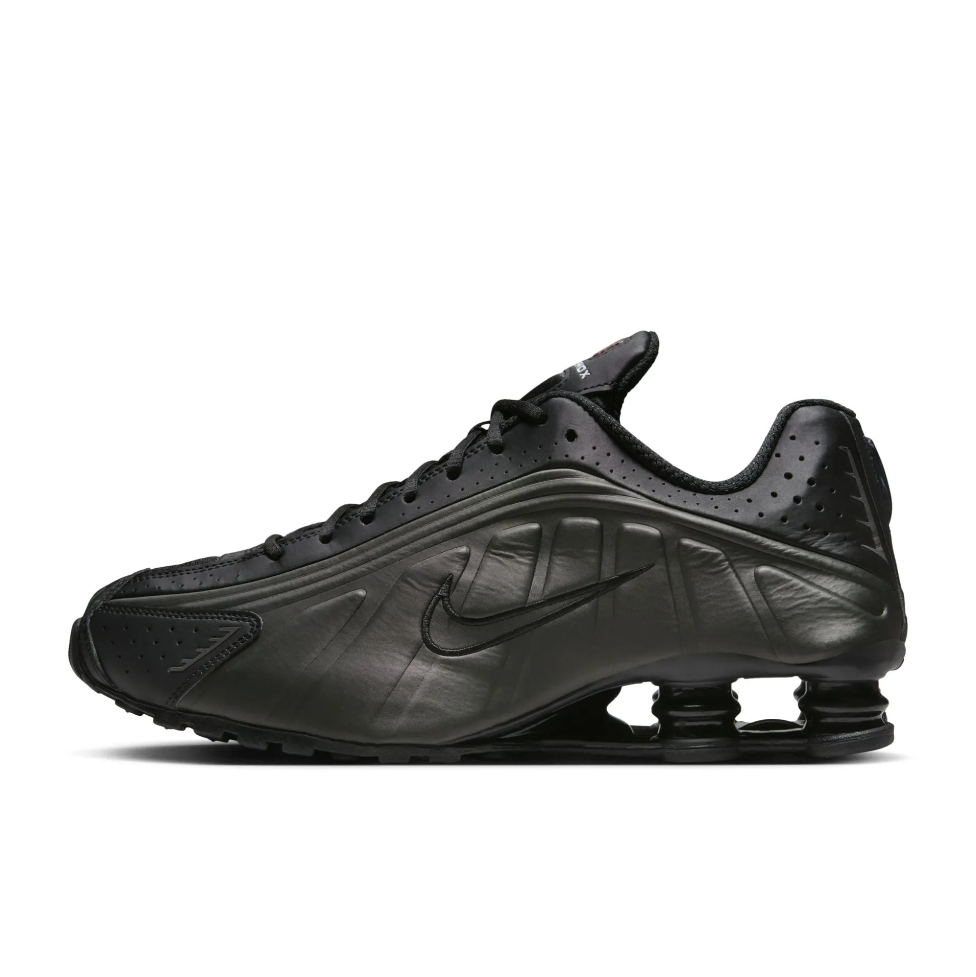 Shox R4 Black Bright Crimson