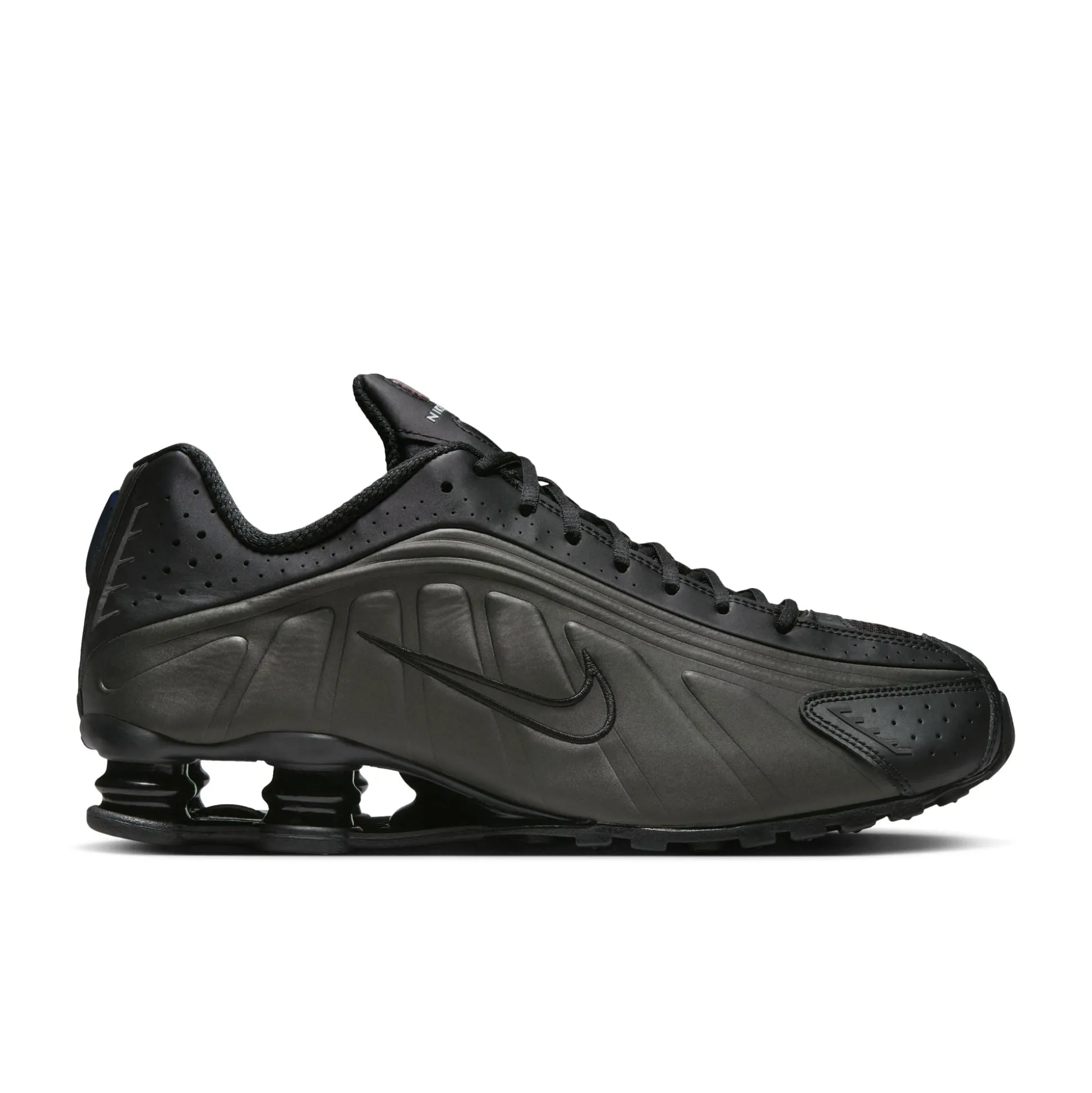 Shox R4 Black Bright Crimson