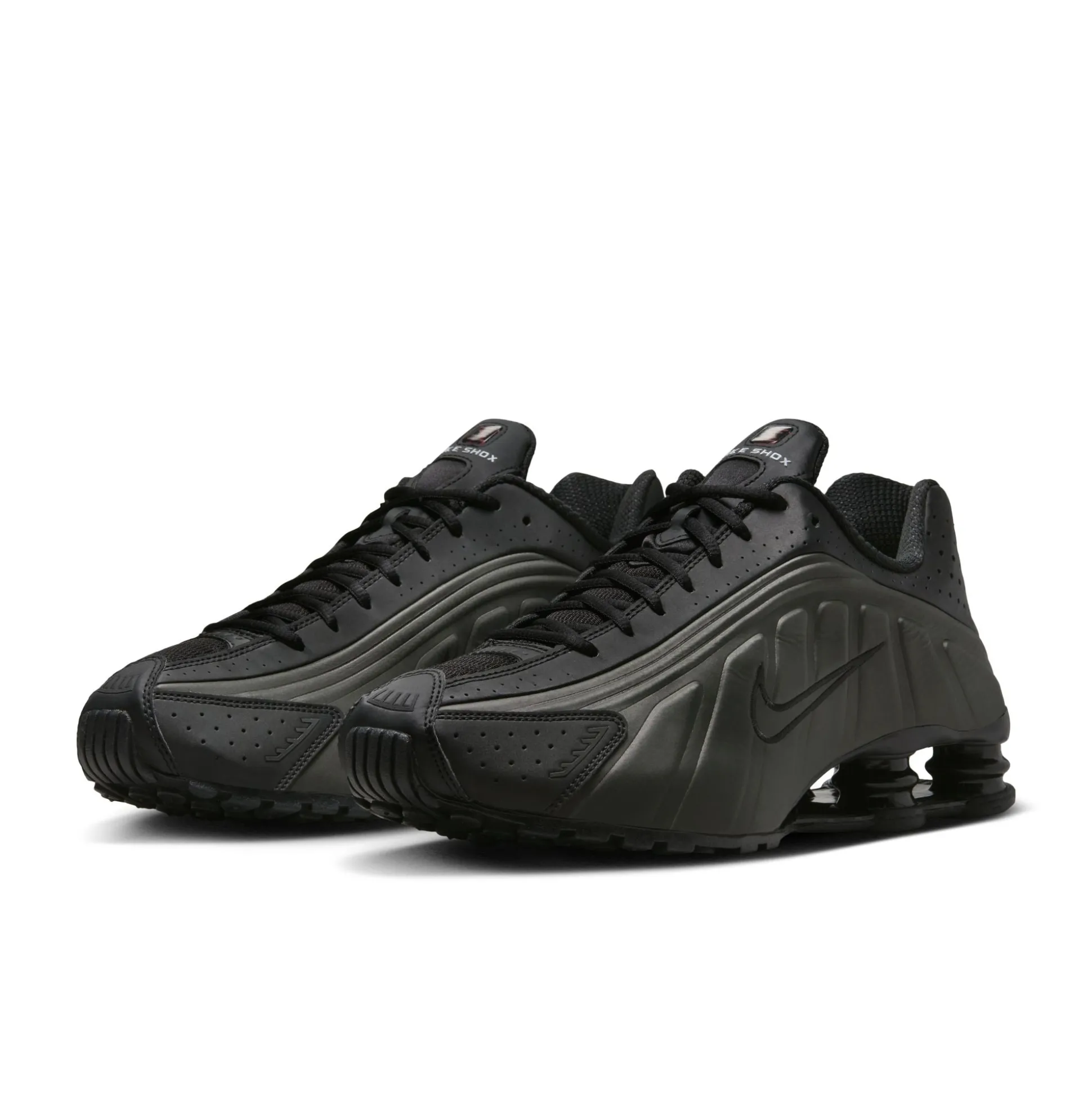 Shox R4 Black Bright Crimson