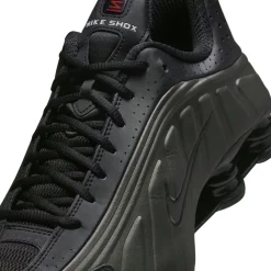 Shox R4 Black Bright Crimson