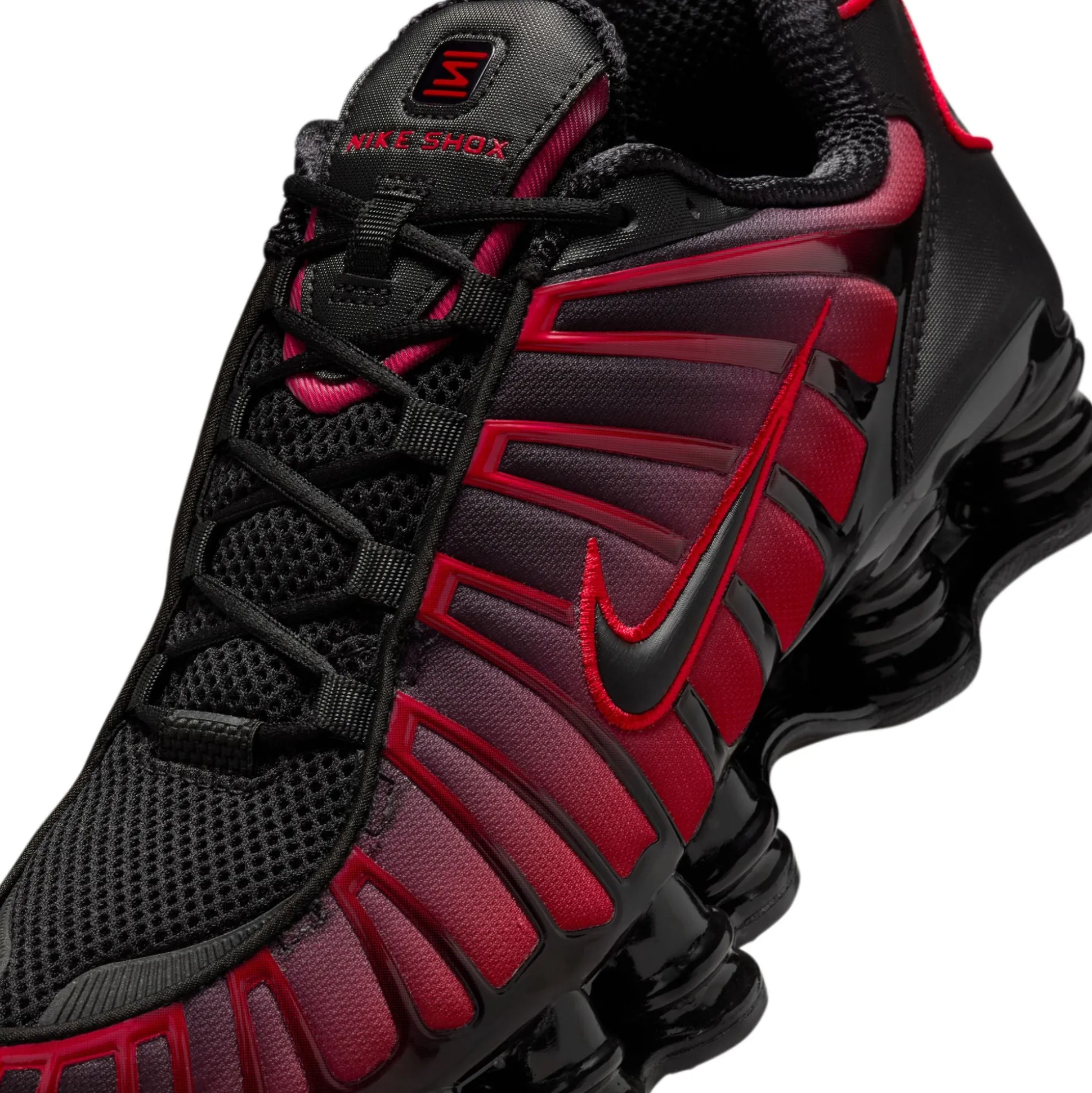 Shox TL Black University Red Gradient