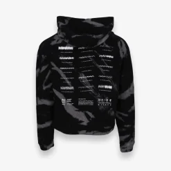 Sound System Tie Dye Crop Hoodie