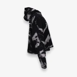 Sound System Tie Dye Crop Hoodie