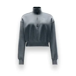 Sportswear Phoenix Fleece Oversized Half-Zip Crop Sweatshirt