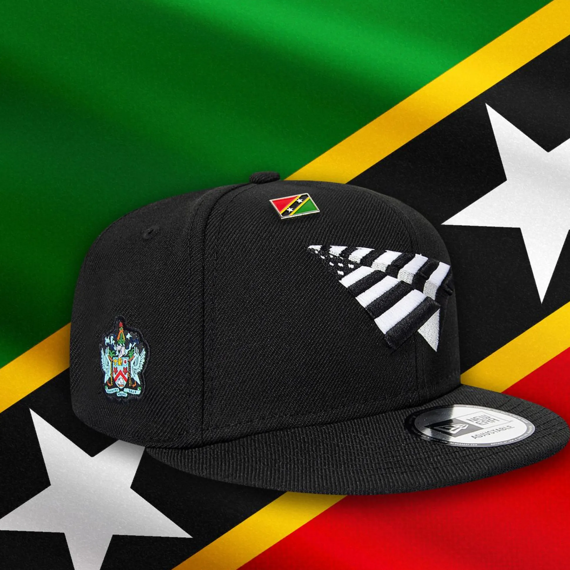 St. Kitts & Nevis Snapback Hat