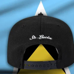 St. Lucia Crown Snapback Hat