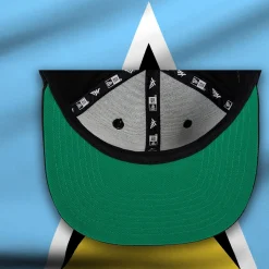 St. Lucia Crown Snapback Hat