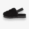 Super Fluff Slipper Black