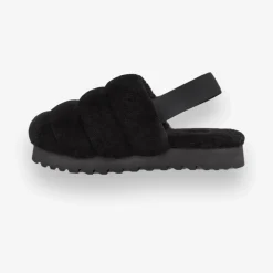 Super Fluff Slipper Black