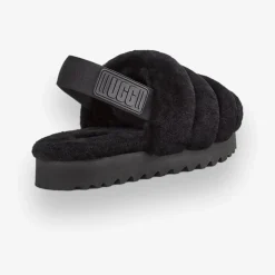 Super Fluff Slipper Black