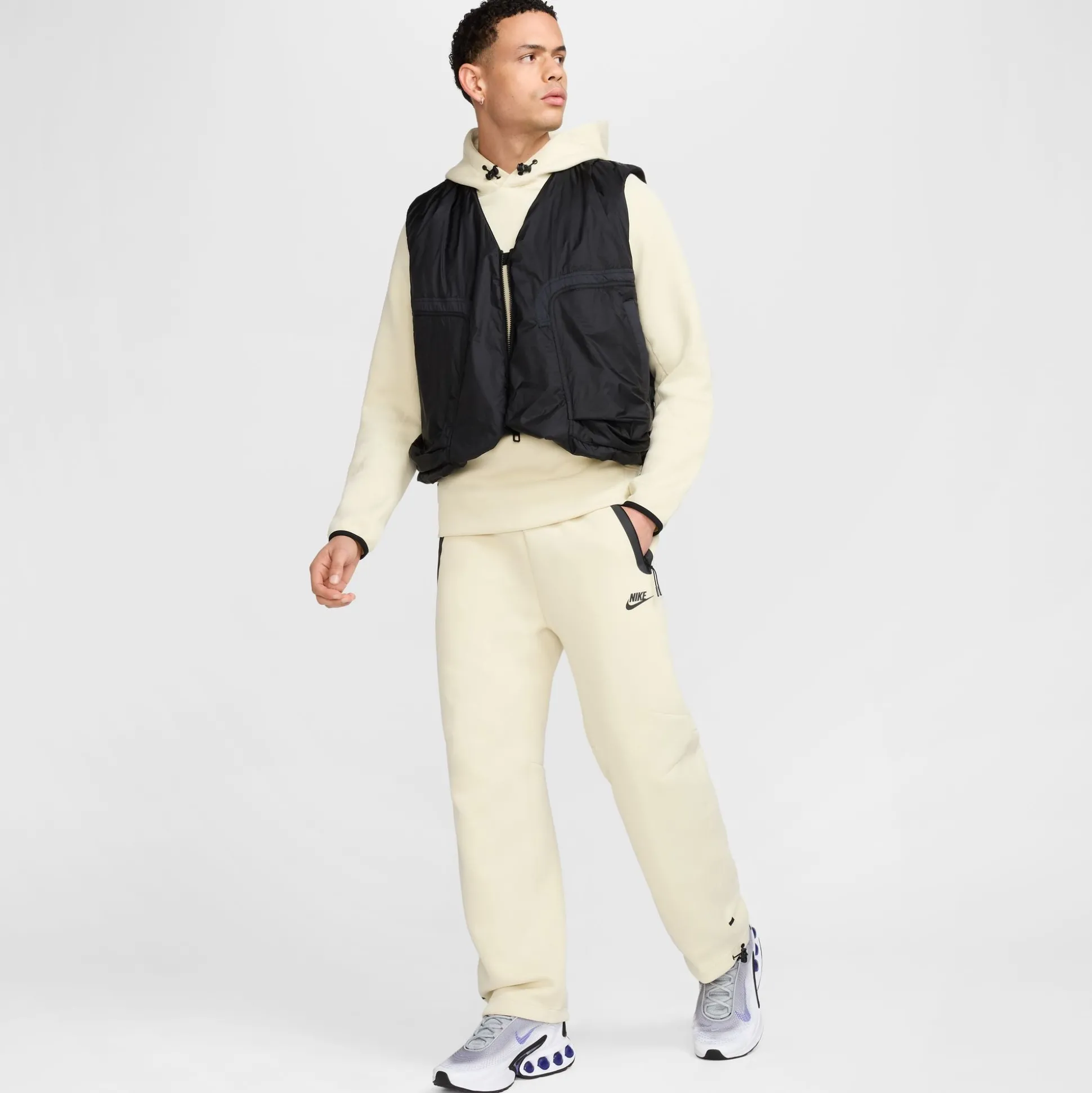 Tech Fleece Open-Hem Trousers
